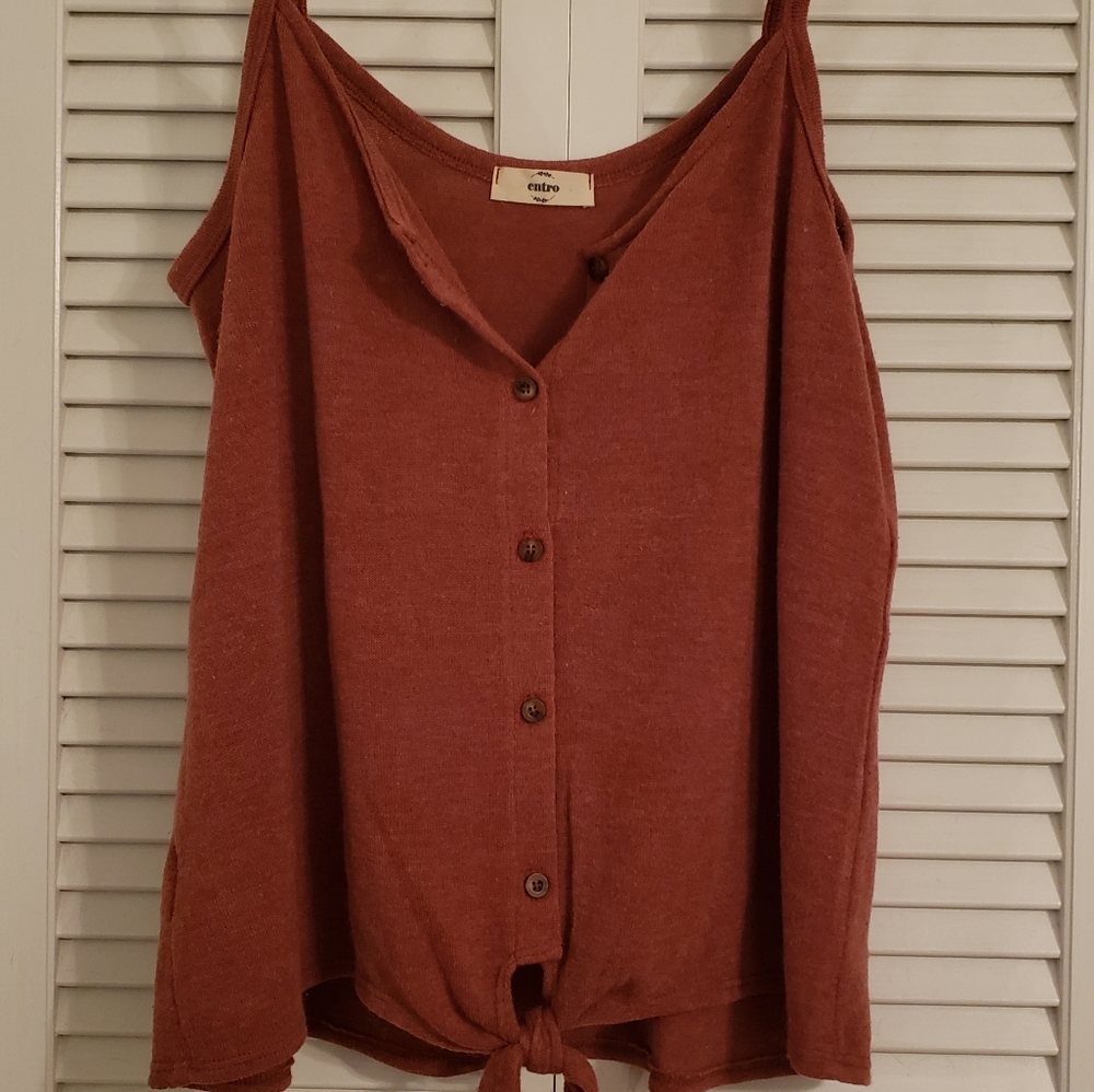 LAST CHANCE⚡Rust Knit Tank